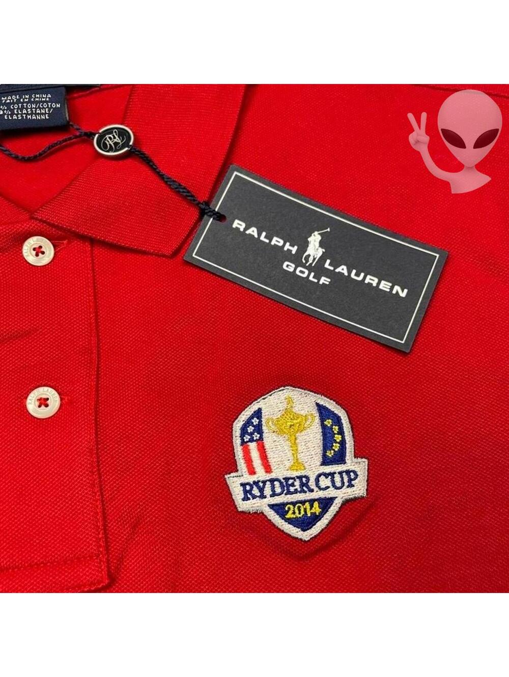 Polo Ralph Lauren Ryder Cup Golf Shirt Women Size XL Red Short Sleeve - Picture 3 of 8